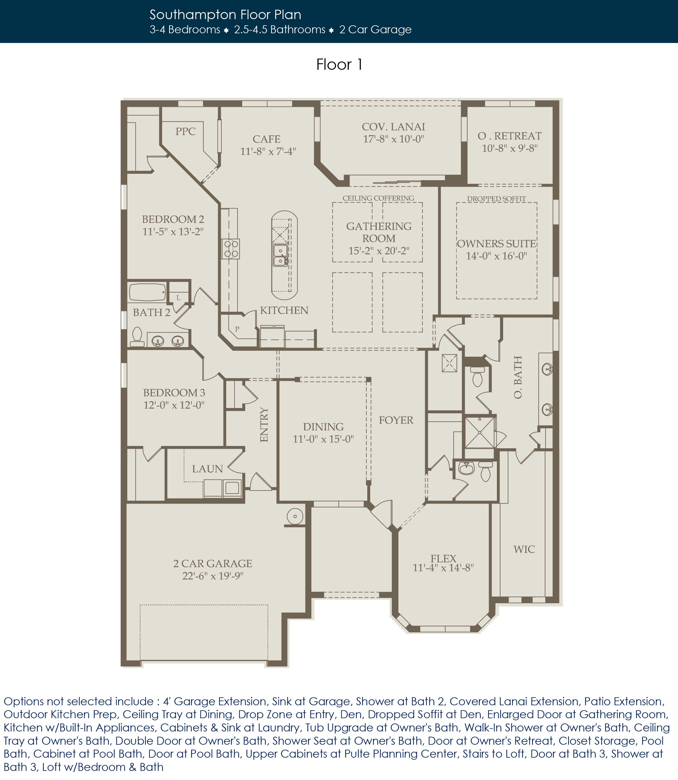 Pulte Stonewater Floor Plan Floorplans Click