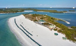 Private beach beyond the Altaira Condos for Sale in The Colony Golf and Bay Club