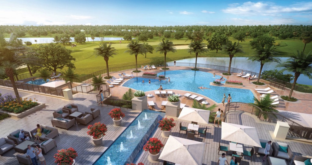 swimming pool overview among Altaira Condos for Sale in The Colony Golf and Bay Club