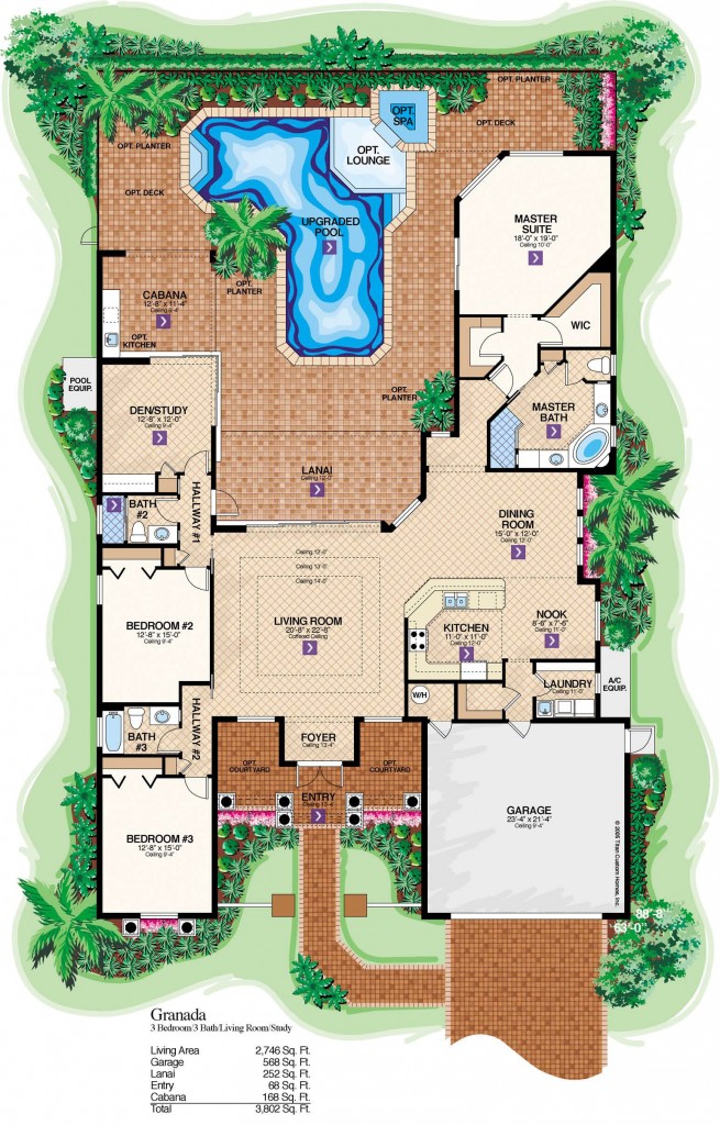 Briarwood Naples Homes Granada Floor Plan