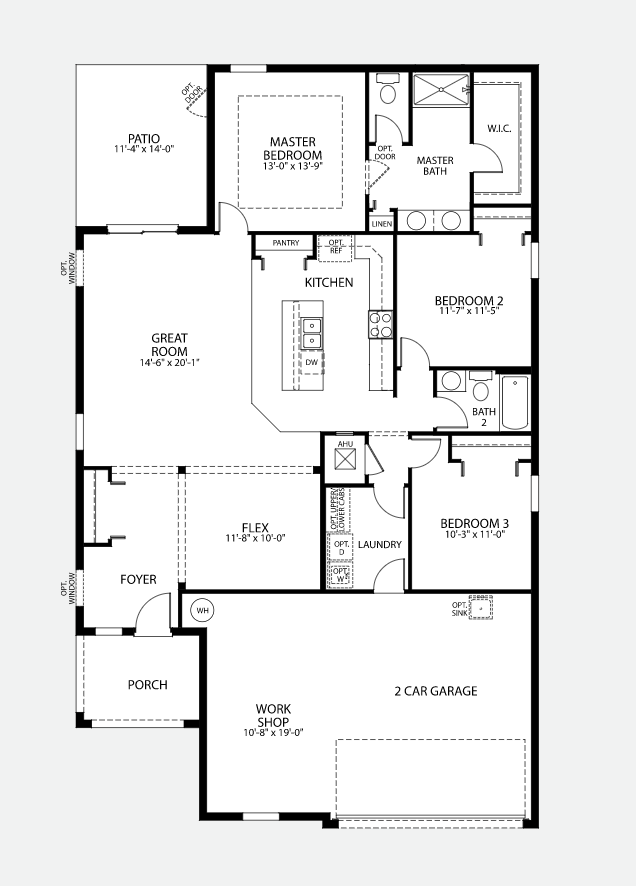 The Ashton Floor-plan - Brightwater Homes for Sale in Fort Myers FL