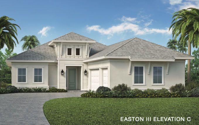 Caymas Naples Azure Series Easton III Home Design Elevation C