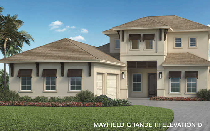 Caymas Naples Azure Series Mayfield Grande III Home Design Elevation D