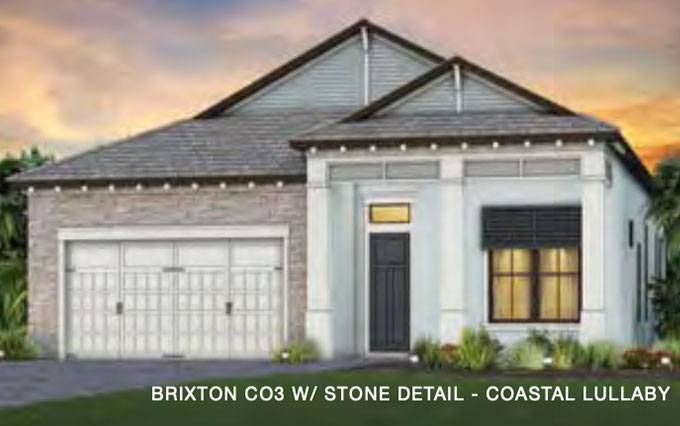 Caymas Naples Classic Series Brixton CO3 Home Design Stone Detail - Coastal Lullaby