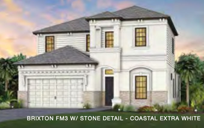Caymas Naples Classic Series Brixton FM3 Home Design Coastal Extra White Stone Detail