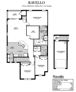 Creekside Preserve - Ravello Floor Plan