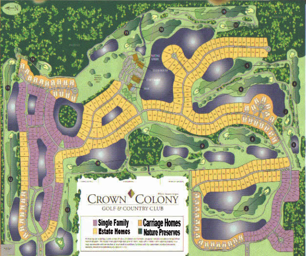 crown colony Fort myers homes