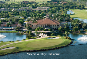 Vasari Country Club Bonita Springs Florida aerial view