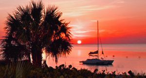 Naples Beach at Sunset