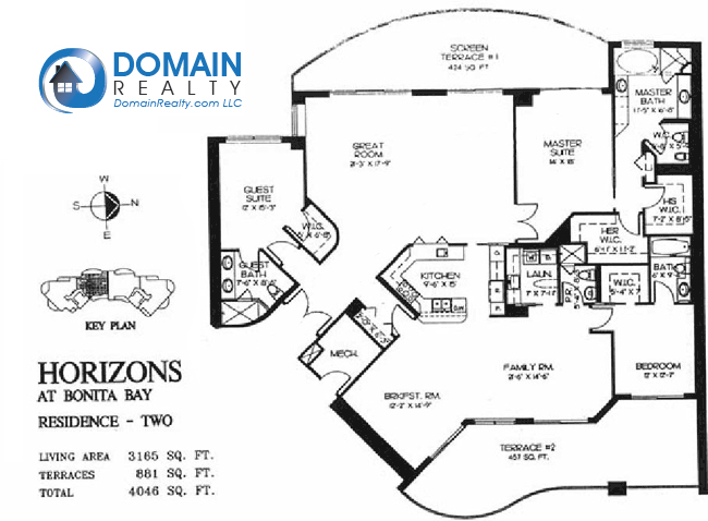 Horizons Bonita Bay Floor Plans Specifications