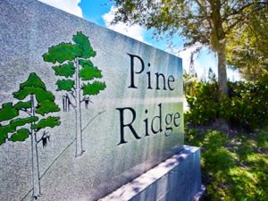 pine ridge sign