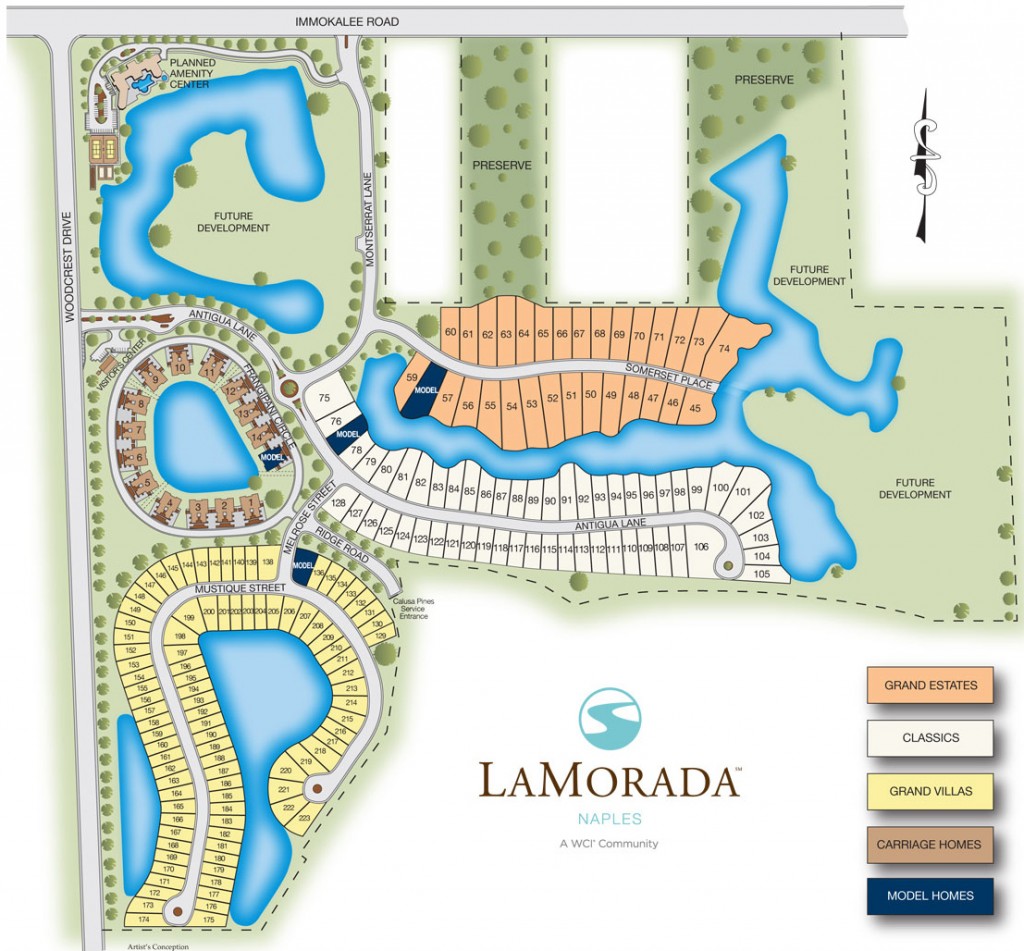 LaMorada Naples Site Plan