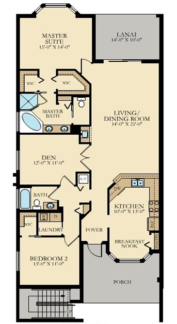 Fort Myers Condos include Abbey Floor Plan