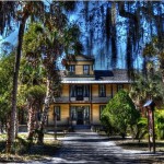 The Koreshan State Historic Site can be accessed by paddling right of the Pelican Sound boat launch.