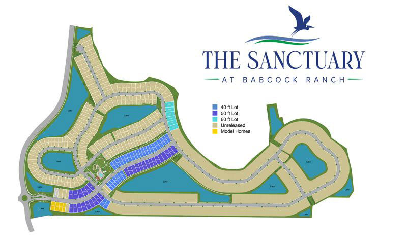 The-Sanctuary-Neighborhood-Map-at-Babcock-Ranch