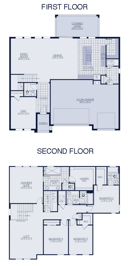 Floor-Plans & Home Designs - The Sanctuary Homes for Sale at Babcock Ranch