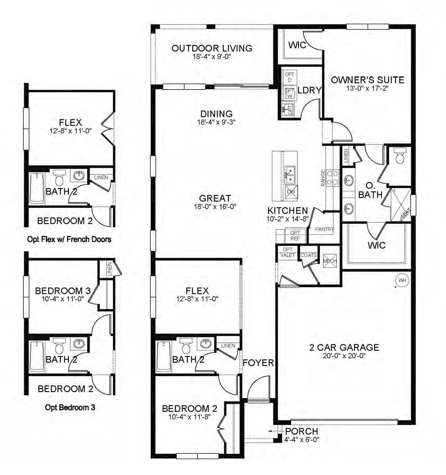 Seasons Floor Plans and Home Designs - Seasons Homes for Sale in Bonita ...