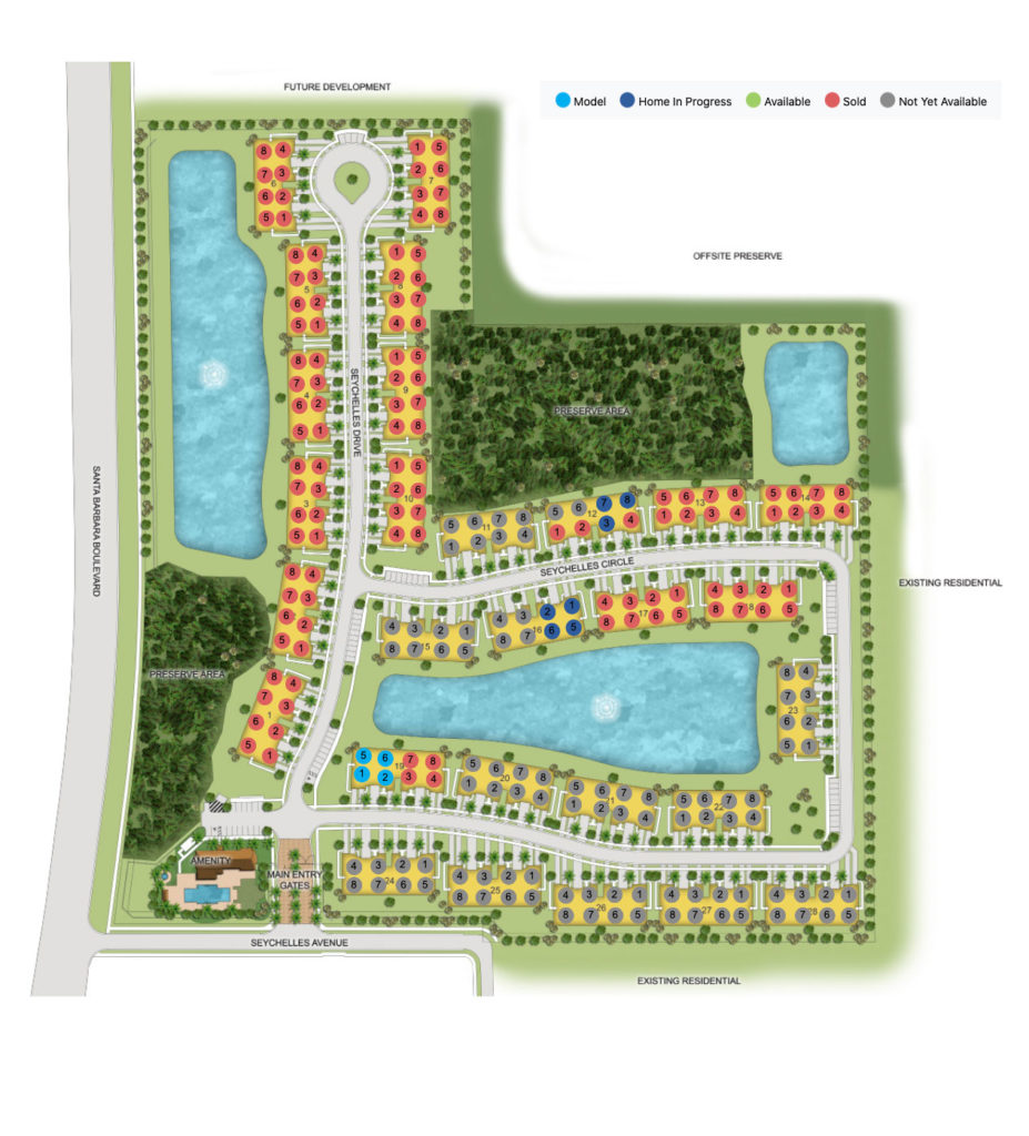 SEYCHELLES COMMUNITY MAP IN NAPLES FL