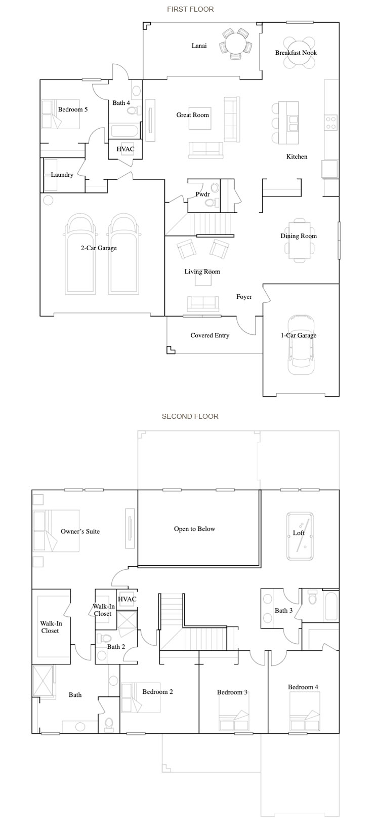 Sorrento Model Home Floor Plan Verdana Village Estero Florida