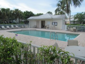 Private pool located in Hawks Nest, a condominium community within Fiddler's Creek, located off of route 951 in South Naples